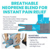 breathable neoprene blend for instant pain relief