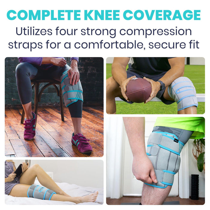 Heat & Ice Knee Wrap & Pack (All-in-1 Heat & Ice Knee Wrap & Pack (All-in-1