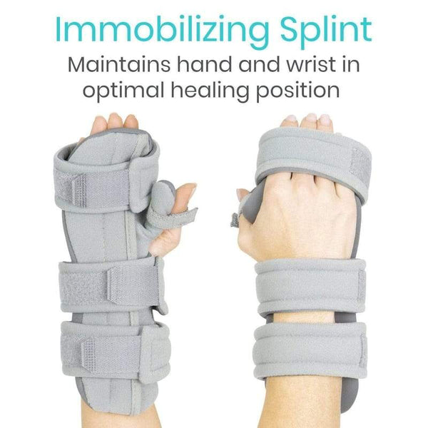 Hand & Wrist Immobilizer Splint Support Brace Vive Health