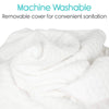 Machine Washable, removable cover for convenient sanitation