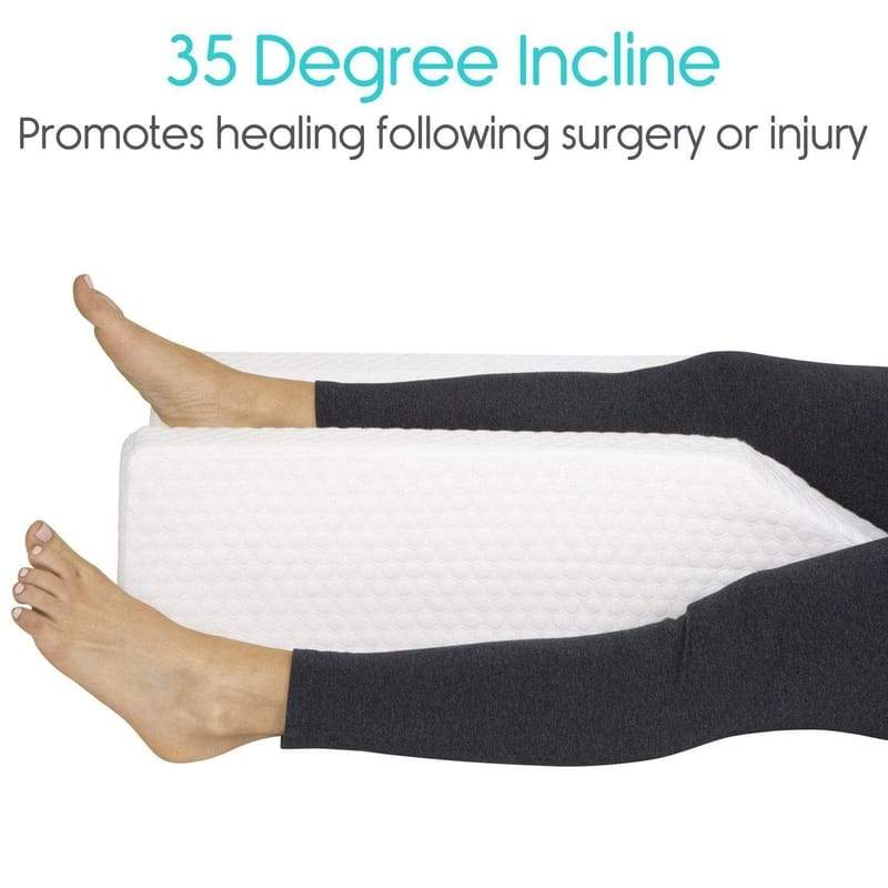  Knee Surgery Pillow Leg Elevation Pillow for After Knee Surgery  Acl Recovery Leg Sleeping Knee Pillow Wedge Elevated Leg Pillow Knee  Elevation Foam Wedge Ankle Support Pillow for Legs Circulation 