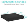 Lightweight & Portable for use at home or on the go