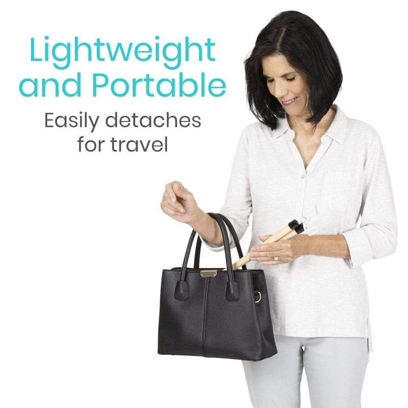 Lightweight and Portable Easily detaches for travel