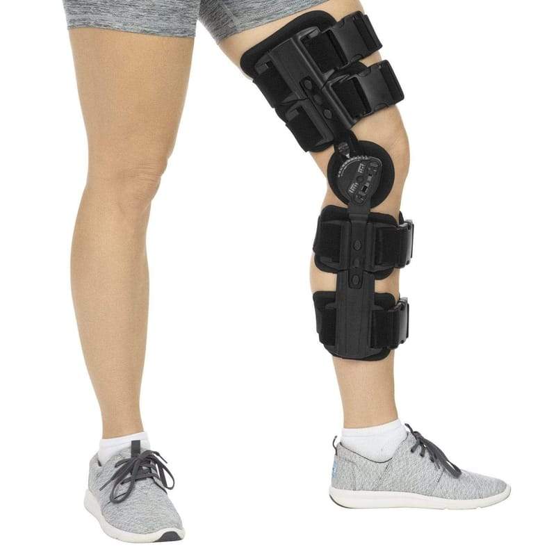 Hinged Knee Brace - Post Op (ROM) Support - Vive Health