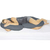 Gray C-Shaped Body Pillow
