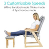 3 Customizable Speeds With a standard mode. Shiatsu mode & Synchronous mode