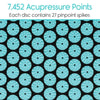 7,452 Acupressure Points. Each disc contains 27 pinpoint spikes