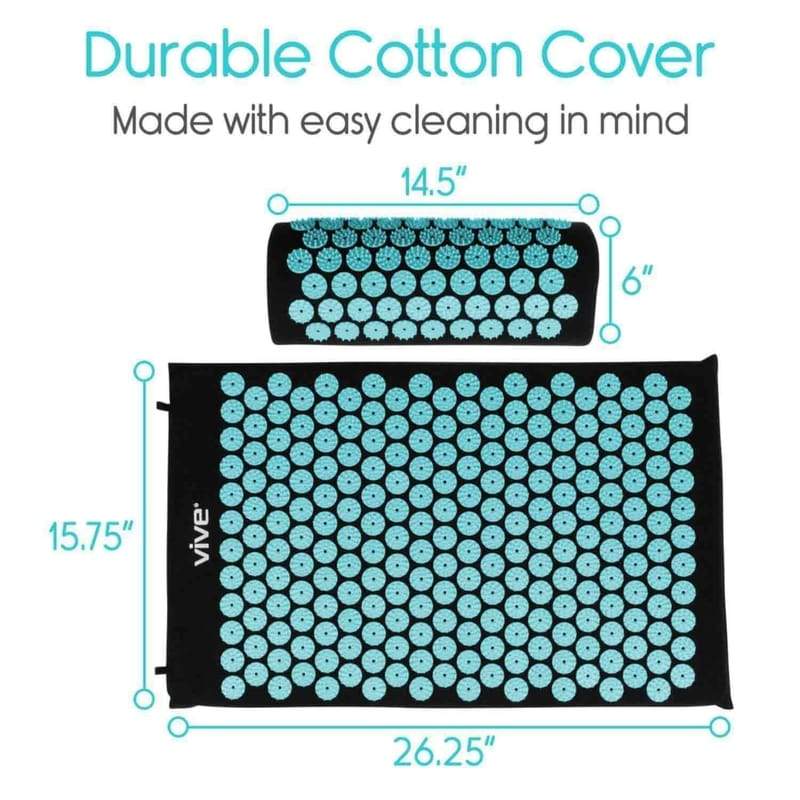 Durable cotton cover. Width of 26.25 and the height of 15.75