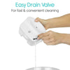 Easy Drain Valve For fast & convenient cleaning