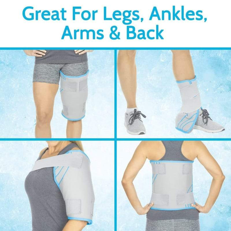 Large Ice Wrap with Straps - Hot & Cold Relief — Vive Health