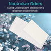 Neutralize Odors. Avoid unpleasant smells for discreet experience