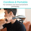 Cordless & Portable for wireless use and convenient portability