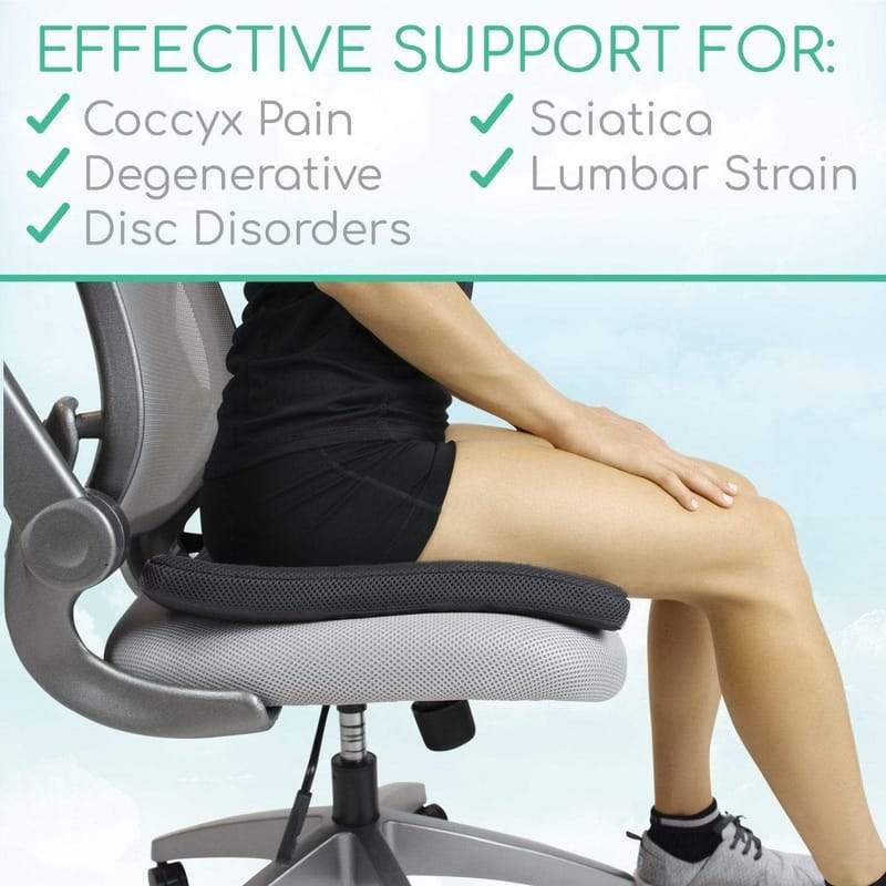 Effective Support For: Coccyx Pain, Degenerative, Disc Disorders, Sciatica, Lumbar Strain