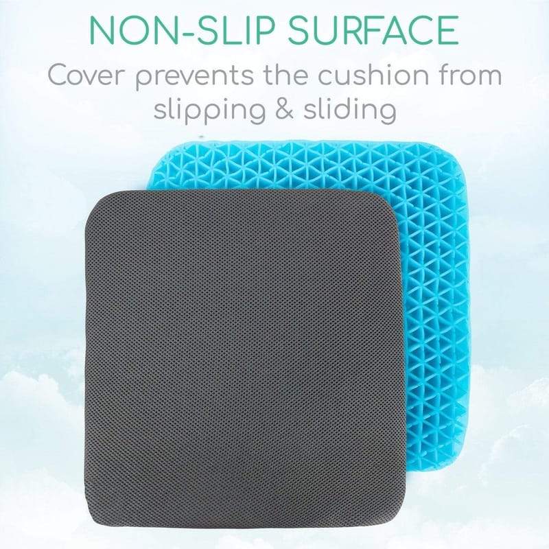 Non Slip Surface, Cover prevents the cushion from slipping & sliding
