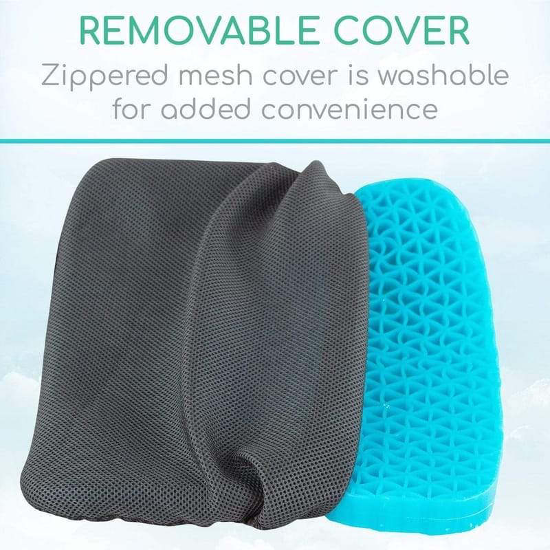 Removable Cover, Zippered mesh cover is washable for added convenience