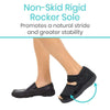 non-skid rigid rocker sole
