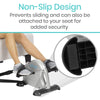 Non-Slip Design Prevents sliding and can also be attached to your seat for added security