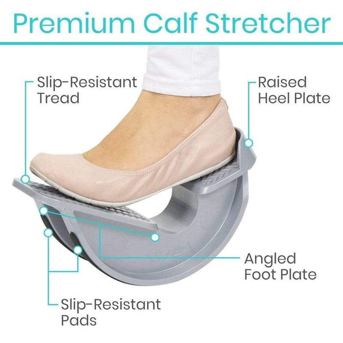 thumbnail image 2 of Achilles Tendonitis Calves Shin Splint Relief Calf Stretcher Foot Rocker Foot Ankle Stretcher 2 of 14