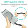 Removable Splint, Bendable to provide greater flexibility & support