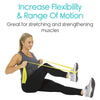 Increase Flexibility & Range Of Motion Great for stretching and strengthening muscles