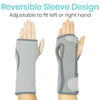 Reversible Sleeve Design, Adjustable to fit left or right hand