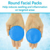 Round Facial Packs, help reduces swelling and inflammation on targeted areas