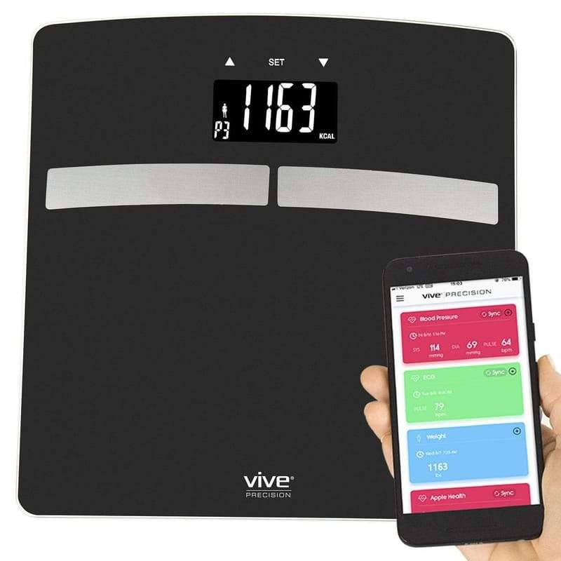 Smart Body Fat Scale - Digital Weight Device - Vive Health