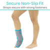 Secure Non-Slip Fit Straps secure with strong fasteners