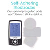 Self-Adhering Electrodes, Our special pre-gelled pads won't leave a sticky residue