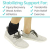 Stabilizing Support For: Injury Recovery, Weak Ankles, Athletics, Tendonitis, Pain Relief, Exercise