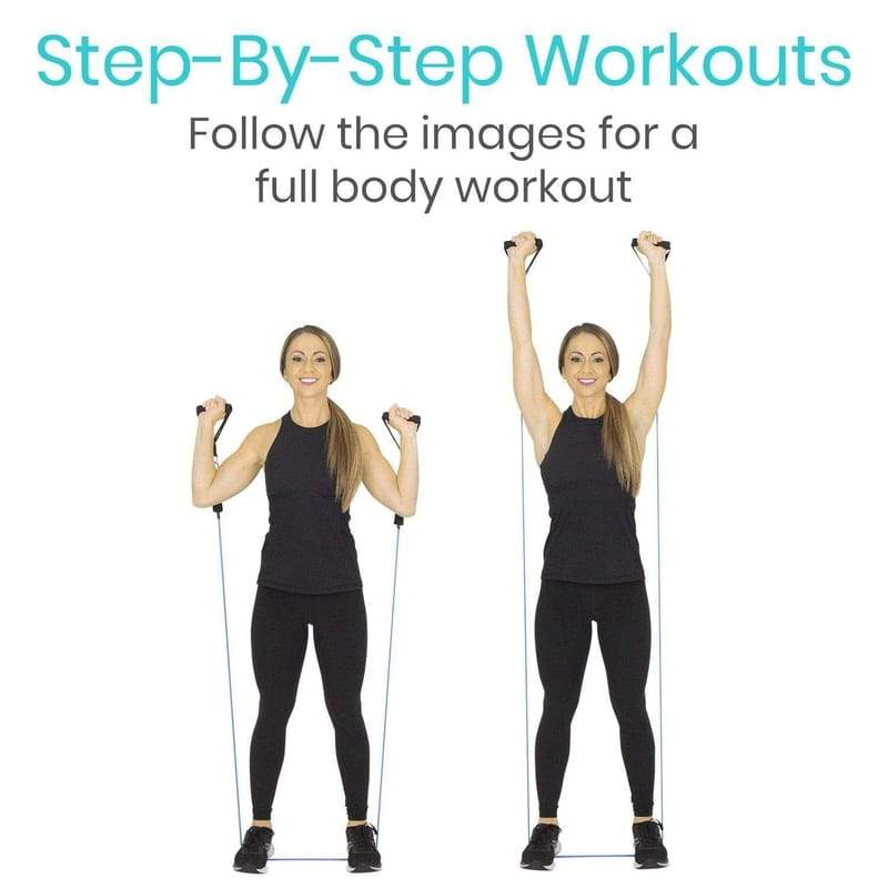 step-by-step workouts. Follow the images for a full body workout