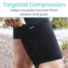 Targeted Compression. Helps muscles recover from strains and pulls