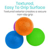 Textured, easy to grip surface. Textured exterior creates a secure non-slip grip