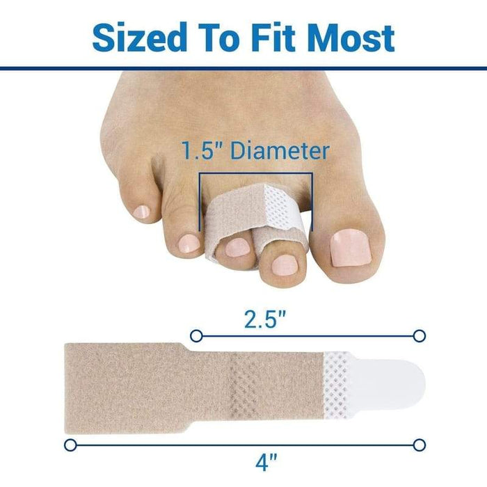 Toe Wrapping Cushioned Toe Wrap - 4 Pack — Vive Health