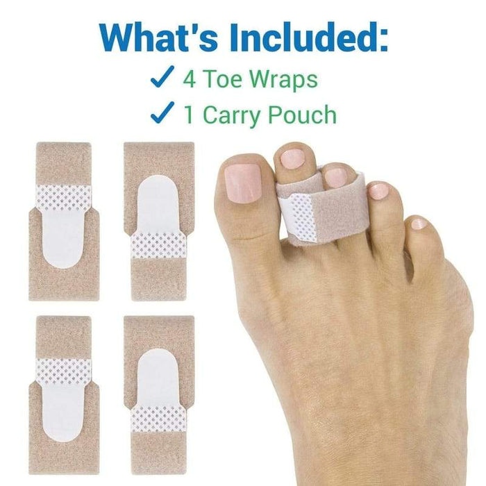 Toe Wrapping Cushioned Toe Wrap - 4 Pack — Vive Health