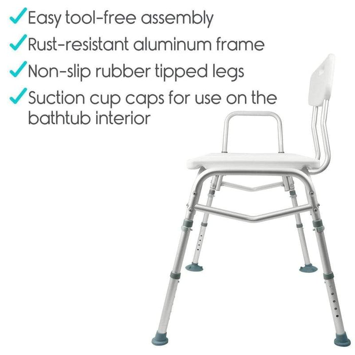 Tub Transfer Bench Bath or Shower Seat — Vive Health