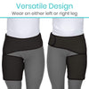 Versatile Design Wear on either left or right leg