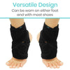 Versatile Design Can be worn on either foot and with most shoes