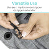 Versatile Use. Use as a replacement zipper or zipper extender