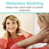 Waterless Washing Keeps hair clean with no water required