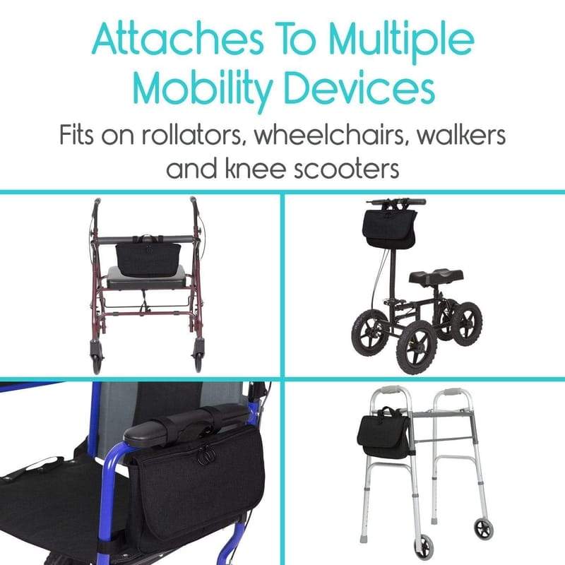 Wheelchair Bag Electric Wheel Chair Accessories Pouch For Adults, Seniors