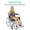 Optimal Size Fits most standard wheelchairs