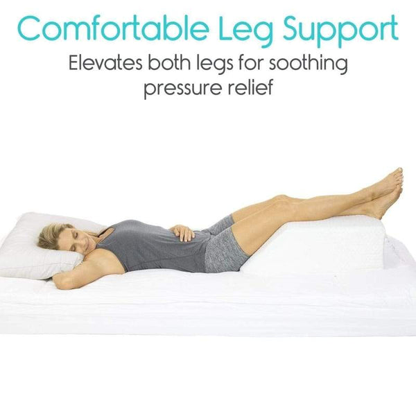 Leg Elevation Pillow with Cooling Gel Memory Foam Top, Post