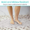 Mold and mildew resistant easy to clean antibacterial material